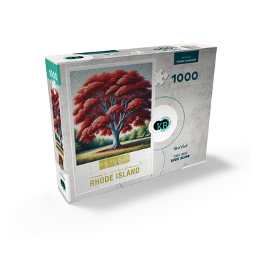 State Trees Series: Rhode Island, Red Maple 1000 Jigsaw Puzzle box view2