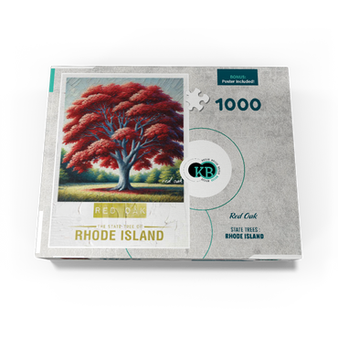 State Trees Series: Rhode Island, Red Maple 1000 Jigsaw Puzzle box view3