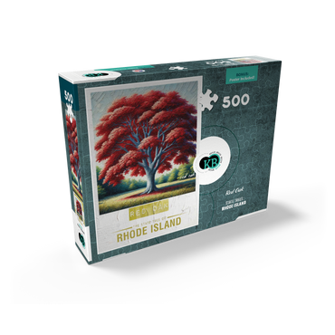 State Trees Series: Rhode Island, Red Maple 500 Jigsaw Puzzle box view2