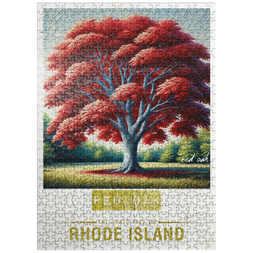 puzzleplate State Trees Series: Rhode Island, Red Maple 500 Jigsaw Puzzle