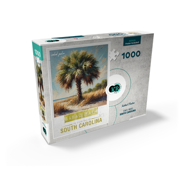 State Trees Series: South Carolina, Sabal Palm 1000 Jigsaw Puzzle box view2