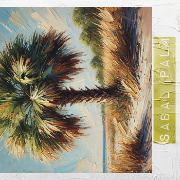 State Trees Series: South Carolina, Sabal Palm 1000 Jigsaw Puzzle 3D Modell