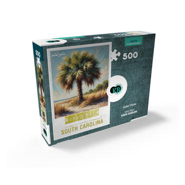 State Trees Series: South Carolina, Sabal Palm 500 Jigsaw Puzzle box view2