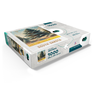 State Trees Series: South Dakota, Black Hills Spruce 1000 Jigsaw Puzzle box view1