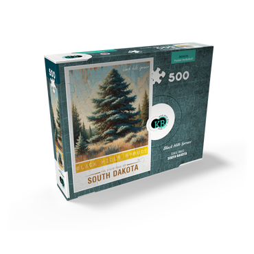 State Trees Series: South Dakota, Black Hills Spruce 500 Jigsaw Puzzle box view2