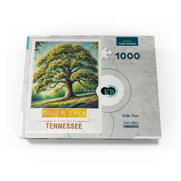 State Trees Series: Tennessee, Tulip Tree 1000 Jigsaw Puzzle box view3
