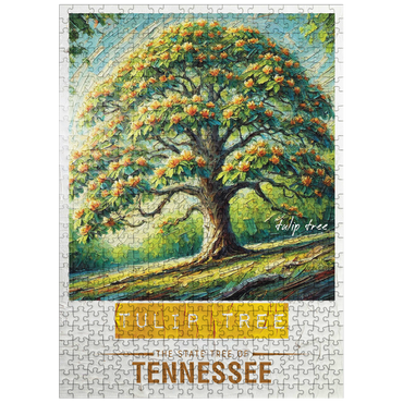 puzzleplate State Trees Series: Tennessee, Tulip Tree 500 Jigsaw Puzzle