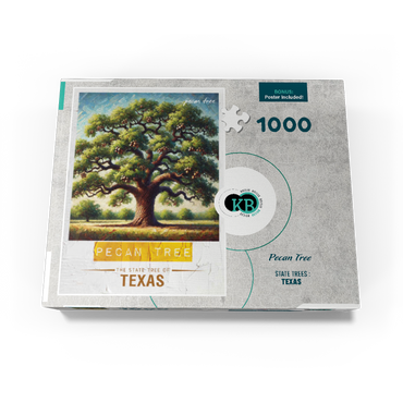 State Trees Series: Texas, Pecan Tree 1000 Jigsaw Puzzle box view3