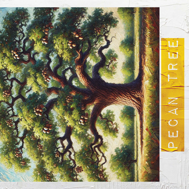 State Trees Series: Texas, Pecan Tree 1000 Jigsaw Puzzle 3D Modell