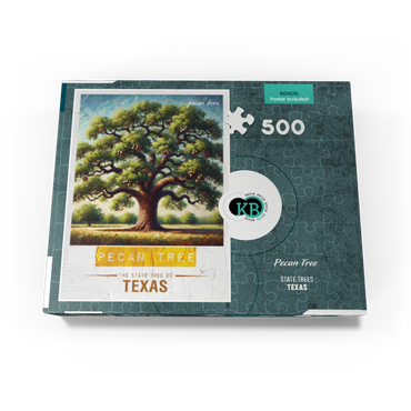 State Trees Series: Texas, Pecan Tree 500 Jigsaw Puzzle box view3
