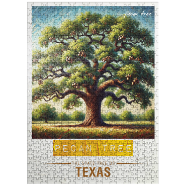 puzzleplate State Trees Series: Texas, Pecan Tree 500 Jigsaw Puzzle