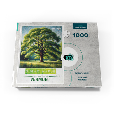 State Trees Series: Vermont, Sugar Maple 1000 Jigsaw Puzzle box view3