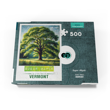 State Trees Series: Vermont, Sugar Maple 500 Jigsaw Puzzle box view3