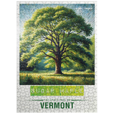 puzzleplate State Trees Series: Vermont, Sugar Maple 500 Jigsaw Puzzle