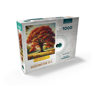 State Trees Series: Washington D.C., Scarlet Oak in the Fall 1000 Jigsaw Puzzle box view2