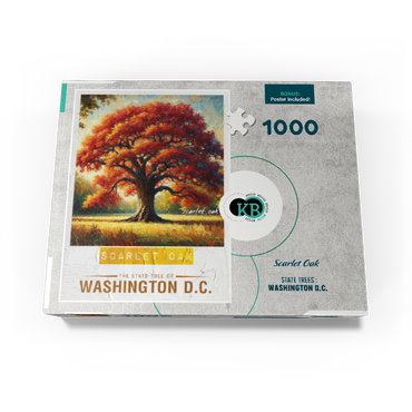 State Trees Series: Washington D.C., Scarlet Oak in the Fall 1000 Jigsaw Puzzle box view3