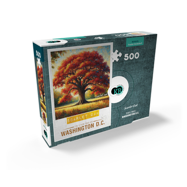 State Trees Series: Washington D.C., Scarlet Oak in the Fall 500 Jigsaw Puzzle box view2