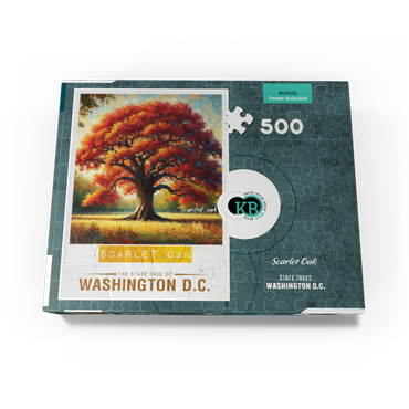 State Trees Series: Washington D.C., Scarlet Oak in the Fall 500 Jigsaw Puzzle box view3