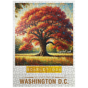 puzzleplate State Trees Series: Washington D.C., Scarlet Oak in the Fall 500 Jigsaw Puzzle