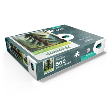 State Trees Series: Washington, Western Hemlock 500 Jigsaw Puzzle box view1