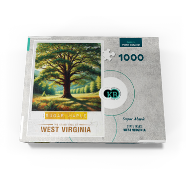 State Trees Series: West Virginia, Sugar Maple Tree 1000 Jigsaw Puzzle box view3