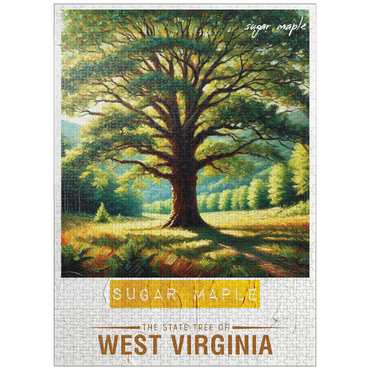puzzleplate State Trees Series: West Virginia, Sugar Maple Tree 1000 Jigsaw Puzzle