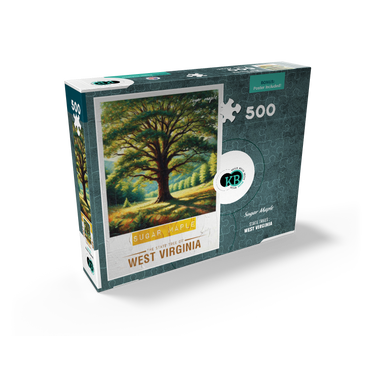 State Trees Series: West Virginia, Sugar Maple Tree 500 Jigsaw Puzzle box view2
