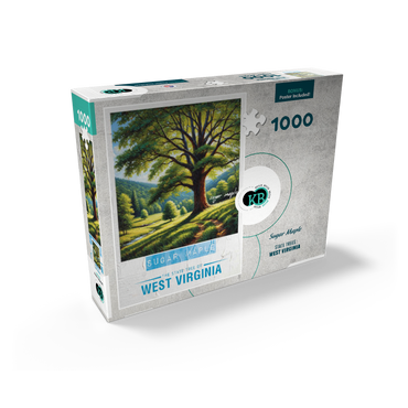 State Trees Series: West Virginia, Sugar Maple 1000 Jigsaw Puzzle box view2