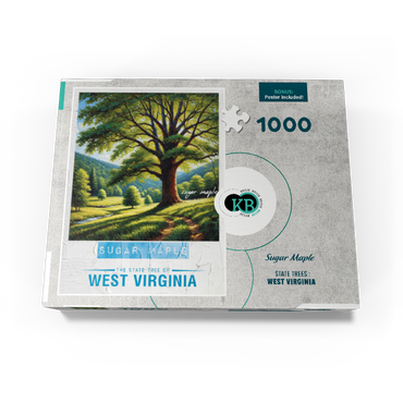 State Trees Series: West Virginia, Sugar Maple 1000 Jigsaw Puzzle box view3