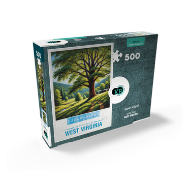 State Trees Series: West Virginia, Sugar Maple 500 Jigsaw Puzzle box view2