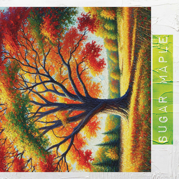 State Trees Series: Wisconsin, Sugar Maple 1000 Jigsaw Puzzle 3D Modell