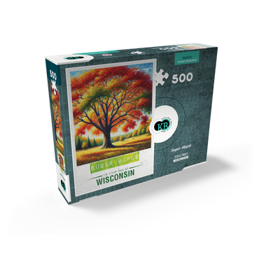 State Trees Series: Wisconsin, Sugar Maple 500 Jigsaw Puzzle box view2