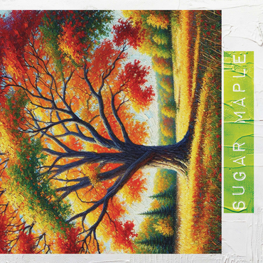 State Trees Series: Wisconsin, Sugar Maple 500 Jigsaw Puzzle 3D Modell