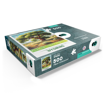 State Trees Series: Wyoming, Plains Cottonwood 500 Jigsaw Puzzle box view1
