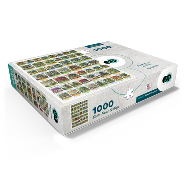 Collage: 50 State Trees Poster, vol.1 1000 Jigsaw Puzzle box view1