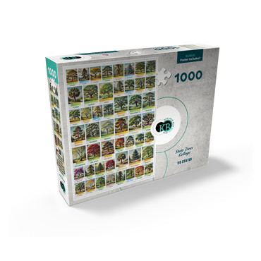 Collage: 50 State Trees Poster, vol.1 1000 Jigsaw Puzzle box view2