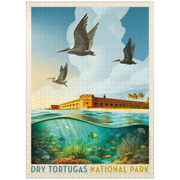puzzleplate Dry Tortugas National Park: Reef View 1000 Jigsaw Puzzle