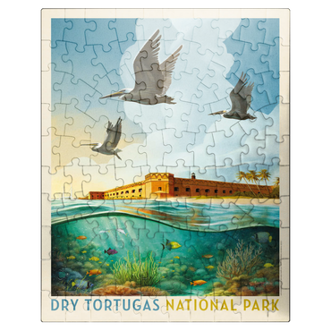 puzzleplate Dry Tortugas National Park: Reef View 100 Jigsaw Puzzle