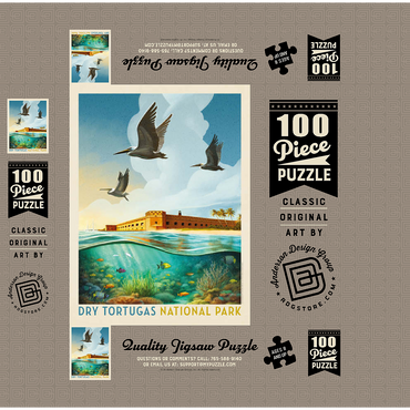 Dry Tortugas National Park: Reef View 100 Jigsaw Puzzle box 3D Modell