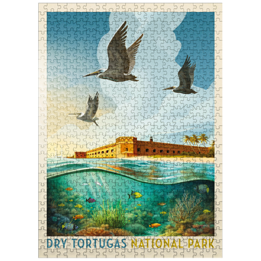 puzzleplate Dry Tortugas National Park: Reef View 500 Jigsaw Puzzle