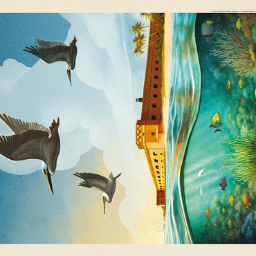 Dry Tortugas National Park: Reef View 500 Jigsaw Puzzle 3D Modell