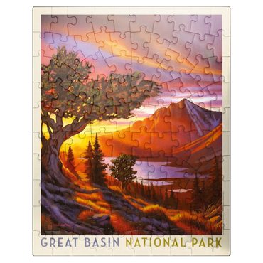 puzzleplate Great Basin National Park: Bristlecone Sunrise 100 Jigsaw Puzzle