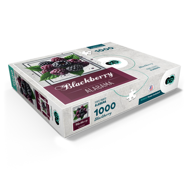 Colorful Fruits: Alabama, Blackberry -State Fruits Series 1000 Jigsaw Puzzle box view1