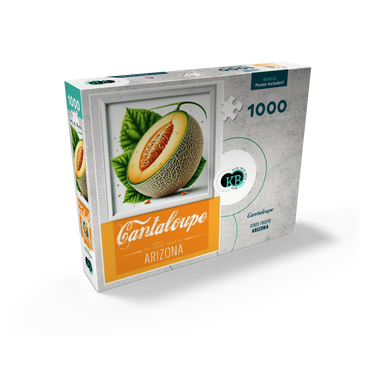 Colorful Fruits: Arizona, Cantaloupe -State Fruits Series 1000 Jigsaw Puzzle box view2