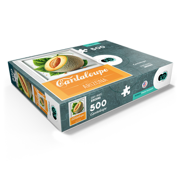 Colorful Fruits: Arizona, Cantaloupe -State Fruits Series 500 Jigsaw Puzzle box view1