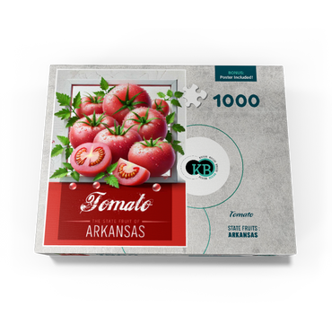 Colorful Fruits: Arkansas, Tomato -State Fruits Series 1000 Jigsaw Puzzle box view3