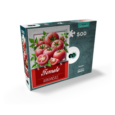 Colorful Fruits: Arkansas, Tomato -State Fruits Series 500 Jigsaw Puzzle box view2