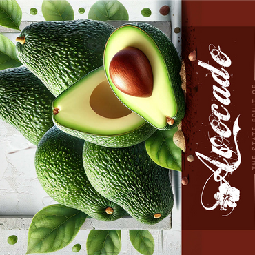 Colorful Fruits: California, Avocado -State Fruits Series 1000 Jigsaw Puzzle 3D Modell