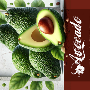 Colorful Fruits: California, Avocado -State Fruits Series 500 Jigsaw Puzzle 3D Modell