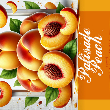 Colorful Fruits: Colorado, Palisade Peach -State Fruits Series 500 Jigsaw Puzzle 3D Modell